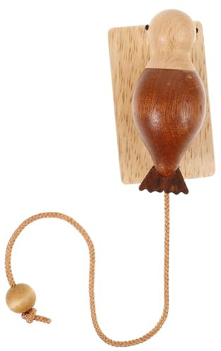 Sosoport Aldaba De Puerta De Madera Forma Carpintero Llamador De Puerta Decorativo para Entrada De Hogar Timbre Manual