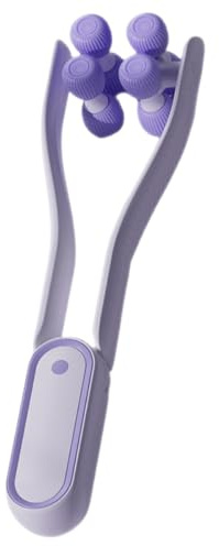 TOVINANNA Gesichtsroller Massagegerät für Frauen Tragbarer Hand Gesichtsroller aus Langlebigem Material Violett zur Straffung Doppelkinn Reduktion Mobiles Schönheitswerkzeug für Hautpflege