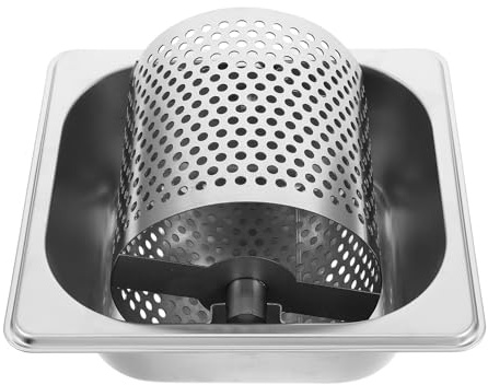 Toyvian Rullo per Burro in Acciaio Inox 1L, Distributore Solido per Pane e Toast, per Cucine Professionali e Barbecue