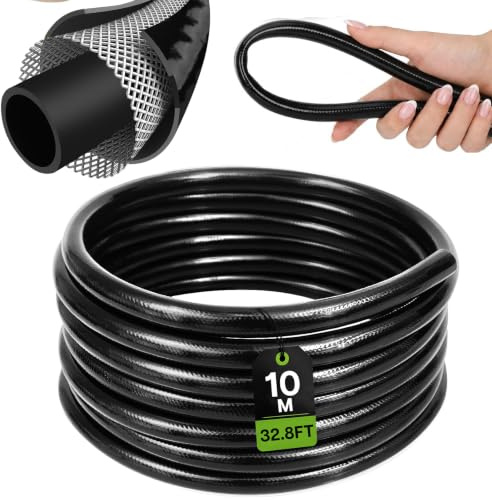 I.D 13mm/O.D 16mm Drip Irrigation Tubing, Micro Irrigation Tube Garden Irrigation Supply Pipe Watering Tube Line for Garden Lawn Automatic Irrigation System (1/2in-10M)