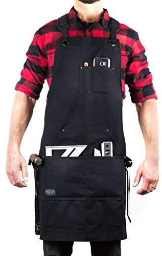 Hudson Durable Goods Heavy Duty Waxed Canvas Apron