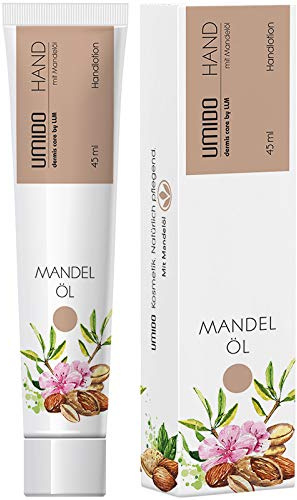 4 Stück Set Aktion UMIDO Hand-Lotion Set 45 ml Mandelöl | Handcreme | Pflegecreme | Lotion | Hautpflege | Handcreme Set