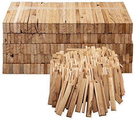 Aleko Premium 3,7 kg Brennholz BZW. Holzkohle - Anzünder aus Eichenholz, Bio Kaminanzünder, für Grill, Kamin, Ofen - Perfekter Grillanzünder, getrocknetes und unbehandeltes Anmachholz