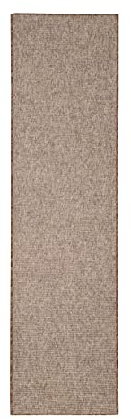 Tadi & Imperio1979 Alfombra Pequeña Exterior Lisa - Color Ocre - para Terraza, Cocina, Pasillo, Salón, Entrada - 50x200 cm