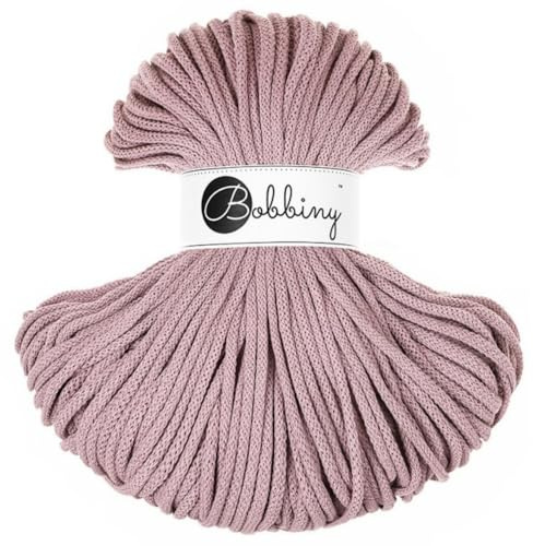 Bobbiny Makramee-Flechtkordel, 5 mm, 100 m, Hellviolett (Mauve)