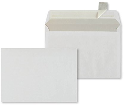 Briefumschläge DIN C6 114x162 mm haftklebend ohne Fenster Briefhüllen 100542 (25)