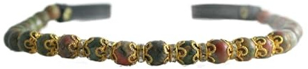 Stirnriemen mit Perlen und Strass (Full)