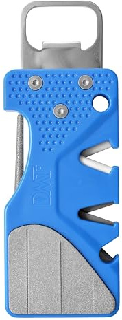 DMT PocketSharp Plus Multitool Messerschärfer | Outdoor Messerschleifer mit Diamant-Schleifstein & -Schleifstab | V-Schärfer für Grob- & Feinschliff im perfekten Winkel | Inkl. Flaschenöffner | 20170
