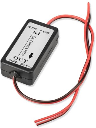Innfeeltech 1 Pcs Auto Filter Rectifier, 12V DC Auto Reverse Kamera Power Rectifier Netzteil Filter