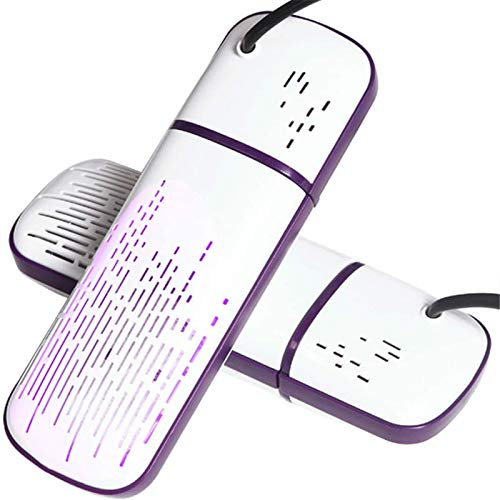 SHANRROW Electric Shoes Dryer Boot Warmer with UV Timer Sterilization Deodorant, Portable Footwear Heater Drying