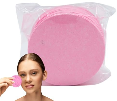 Komprimierter Gesichtsschwamm – Hautpflegeschwämme aus Zellstoff, Baumwolle, Reinigungspads, Kosmetik-Spa-Schwämme, Zellulose-Gesichtsschwämme für das persönliche Spa