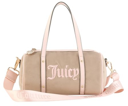 Juicy Couture Queen of Everything Mini Barrel, Kaffee-/Puder-Rouge, Juicy Couture Queen of Everything Mini Duffle Bag