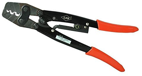 Wire Stripper Copper Tube Terminal Crimping Pliers，for Crimping Non-Insulated Cable Lugs 5.5-14mm²，Hand Tool