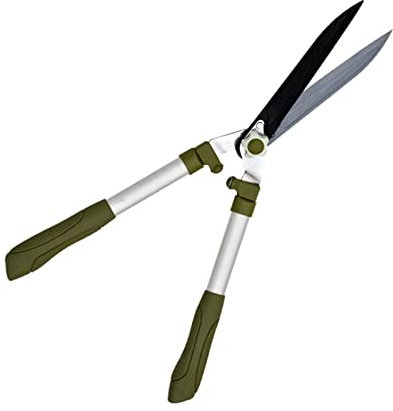 GZSLKSCD Garden Hedge Shears Gardening Tools, 25 Inch Hedge Clippers with Wavy Sharp Blade for Trimming Boxwood and Bushes