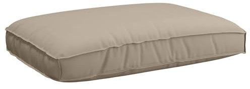 GCHDHAPB Palettenkissen 2er Set Taupe Polyester abnehmbare Bezüge