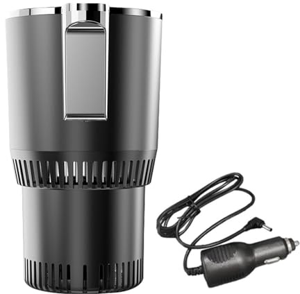 Bouilloire 12 V – Refroidisseur de boissons multi-températures | Chauffe-eau à chauffage rapide pour voyage, pique-nique, avion, camping-car, cuisine, voyage, voiture, dortoir