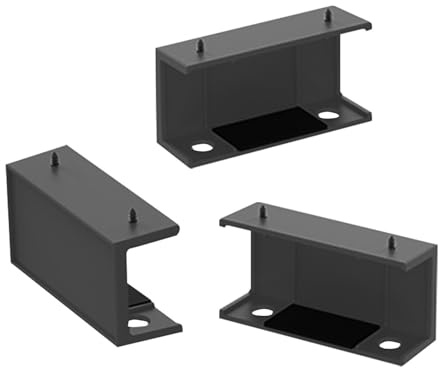 Scaffale per laptop sotto la scrivania, vassoio protettivo organizer | portaoggetti sotto la scrivania | nero e bianco viti per laptop, via cavo, modem, router, TV Box, console di gioco