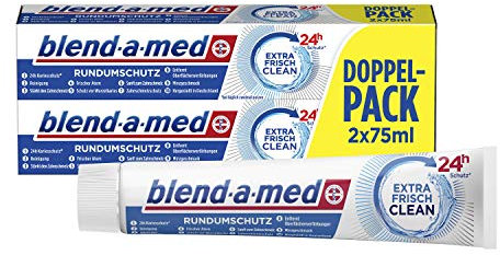 Blend-a-med Rundumschutz Extra Frisch Clean Zahnpasta (1 x 2x 75 ml)