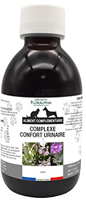 Laboratoire Floralpina Floralpina Komfort für den Harnweg, Gesundheitsprodukte für Hunde und Katzen, 200 ml, lindert und verhindert Entzündungen und Harnwegsinfektionen