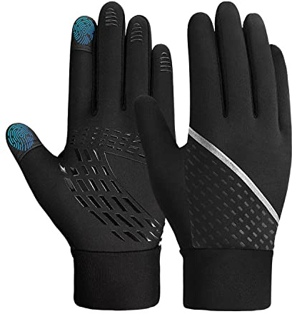 Yi'antai Handschuhe Kinder Warme, Fahrradhandschuhe Kinder Winterhandschuhe Touchscreen Kinderhandschuhe Wasserdicht Softshell Handschuhe Sporthandschuhe Kinder Fußball Winter