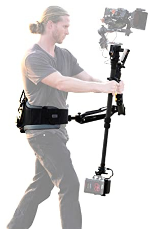 TILTA - Sistema de soporte estabilizador de cardán de mano flotante para DJI RS2 y RS3 Pro Gimbal, chaleco y diseño de brazo con resorte, montaje en V GSS-T01-V