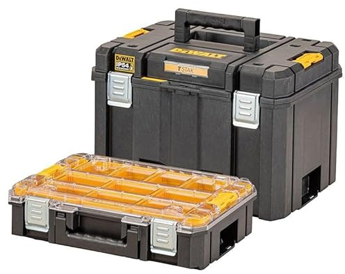 Dewalt IP54 TSTAK Deep Box und Organizer Bundle