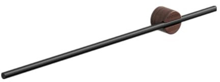 TentHome Handtuchhalter Ohne Bohren Ausziehbar Handtuchstange Wand Zum Kleben Badtuchstange Geschirrtuchhalter Minimalistische Stange für Bad & Küche Schwarz 40cm