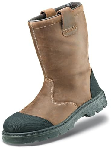 Ergos Bergen S3 CI SRC | Bottes De Sécurité | Isolation Contre Le Froid | Semelle en Composite Antiperforation | Antidérapante | Mixte | Marron | Certifié CE | 42