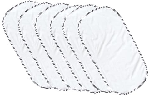 Cambiador de pañales para bebé, 6 piezas, impermeable, colchón, forro lavable, pañal, reutilizable, funda de mesa cambiadora, 11,81 x 23,62 pulgadas