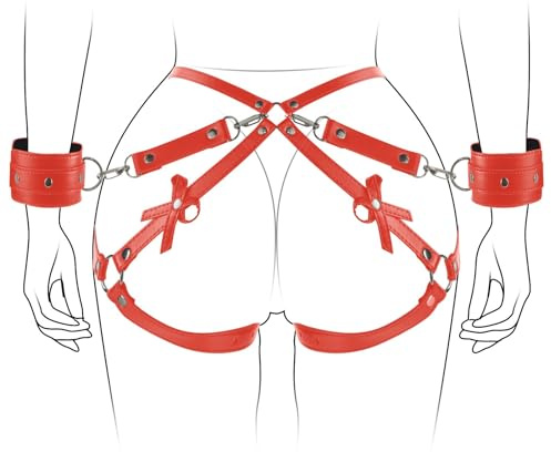 AJOHBM Corpo B-D-S-M AbbigliamentoAbbigliamento da coppia Bracciale yoga Ś𝚎xu𝚎ll𝚎 Abito in pelle -02308
