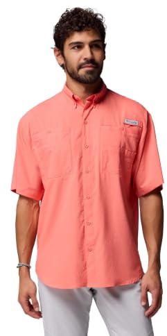 Columbia Men's PFG Tamiami II Short Sleeve Sun Protection Fishing Shirt