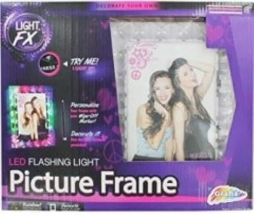 AllStyle By Patel LED Light Up Picture Frame, Illuminated Photo Display for Kids Room Decor, Gift