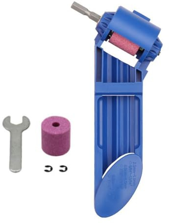 Drill Bit Sharpening Kits with Grinder Wrench and Stone for Easy Use in Workshops and Garages