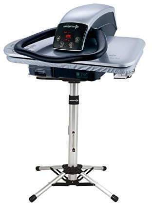 71HD-S Pressa da stiro a vapore Heavy Duty Argento 1600watt 68cm + Stand by Speedypress (+ Attacco ferro, filtro e coperchio gratuiti)