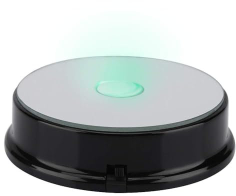 HERCHR Base Lumineuse LED,Socle Lumineux,LED Socle Lumineux,Base de Support de lumière LEDs,Bases Lumineuses LEDs 7 Couleurs,Bases Lumineuse LEDss pour Cristaux décoration de fête de Vacances