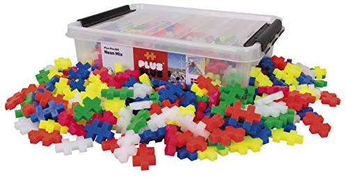 Plus Plus Big Konstruktionsmaterial Bausteine 200er Neonfarben