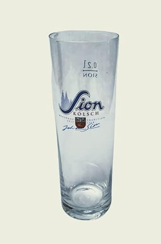 Sion Kölsch Vaso de 0,2 l / Vaso de cerveza / Vasos / Vaso de cerveza / Pils / Vaso de barra / Vaso de Colonia / Barra / Gastro / Bar / Decoración / Regalo / Vaso de coleccionista