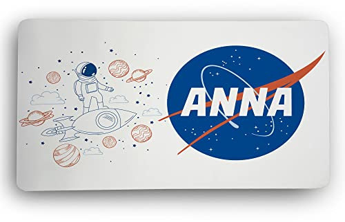 LolaPix Tapis de Souris XL. Tapis de Souris personnalisé. Tapis de Souris Gaming. sous-Mains de Bureau. 600 * 350 * 2mm. Dessous en Caoutchouc antidérapant. NASA