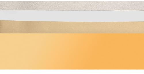 CREATIV DISCOUNT Verzierwachs Set, 4 Stück, Gold/Silber, 200 x 50 mm
