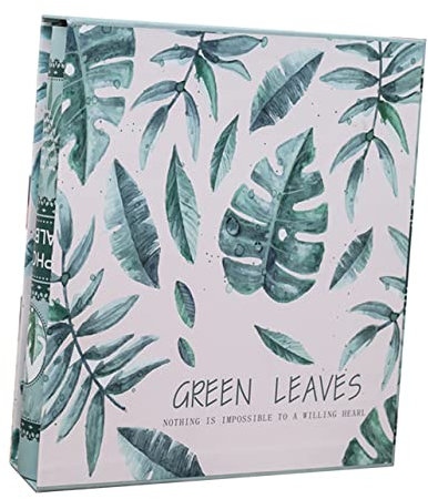 MAGICLULU Album Fotografico Autografo 6 Pollici Foglie Verdi Per Libro Dei Ricordi Di Anniversario Di Matrimonio