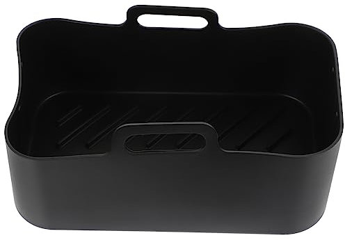 LIFKOME Friteuse Silikonmatte Gummi für die Luftfritteuse Silikon-Luftfritteusenkorb Ersatz Bratpfanne Backform Topf aus Silikon Blech austauschbar Silikon-Pad Liner Backgeschirr Backmatte