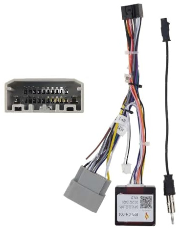 16pin Car Stereo Radio Power Retrofit Wiring Harness Adatper fits for Jeep Wrangler Cherokee Compass Grand Patriot Dodge Caliber Voyager Chrysler Sebring
