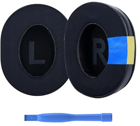 Cuscinetti Auricolari di Ricambio per Logitech G Pro, G Pro X, G Pro X 2, G Pro X SE Cuffie di MMOBIEL - Cuscinetti Gel Raffreddante - Padiglioni Cuffie – Nero
