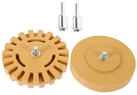 Gadpiparty 2pièces Lot De Roues De Gomme Caoutchouc Pour Nettoyage Colle Et Enlèvement Autocollants Disques Amovibles Durables Avec Dissipation Thermique Outil Pratique Pour Voiture Et Indust