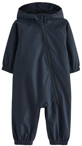 NEXT Jungen Standard Wasserdichter Matschanzug mit Fleecefutter Marineblau numeric_80-numeric_86