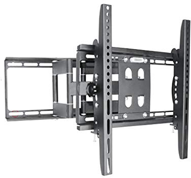 TV-Ständer, TV-Wandhalterung, Wandhalterung, TV-Halterung, Wandhalterung mit Doppelgelenk-Drehgelenk und Kabelmanagementsystem für 32-55 Zoll Fernseher,