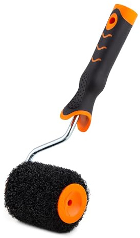 MIVOS Rouleau à enduire 10 cm - Rouleau haut de gamme pour mastic - Rouleau spécial pour mastic - Rouleau à enduire - Rouleau de revêtement - Rouleau à plâtre