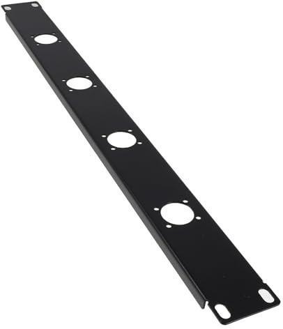 GLSTOY Audio Patch Panel Hinged for Xlr Panel Mount Audio Rack Mount Holder for Computer Network Cabinets for Cable Desk Management