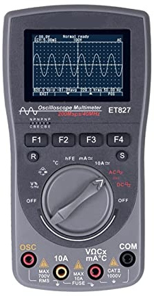 Oscilloscope Numérique, Multimètre oscilloscope deux-en-un Tooltop et827 200ms / s Taux d'échantillonnage 4 0 MHz Bande passante
