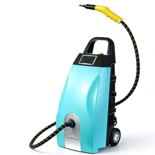 Pulitore a Vapore 110°C, Riscaldamento 10s, Senza Chimica blue
